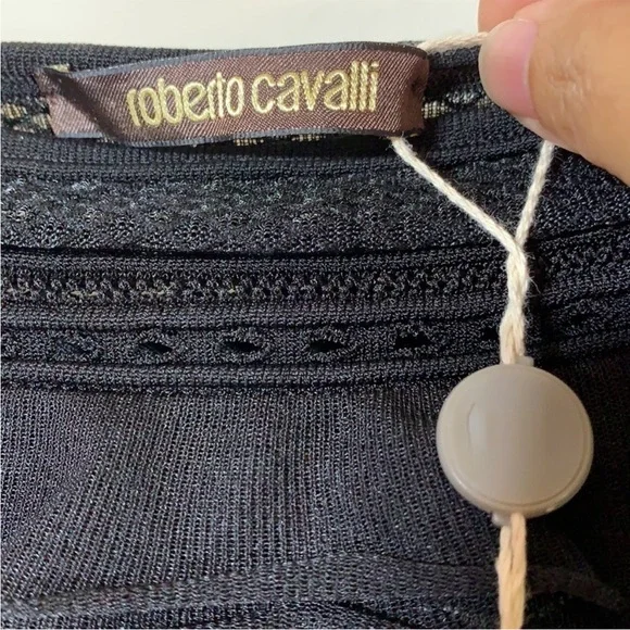 Roberto Cavalli Silk Cheta Kimono Blouse. EU 40. NWT. - Picture 2 of 10